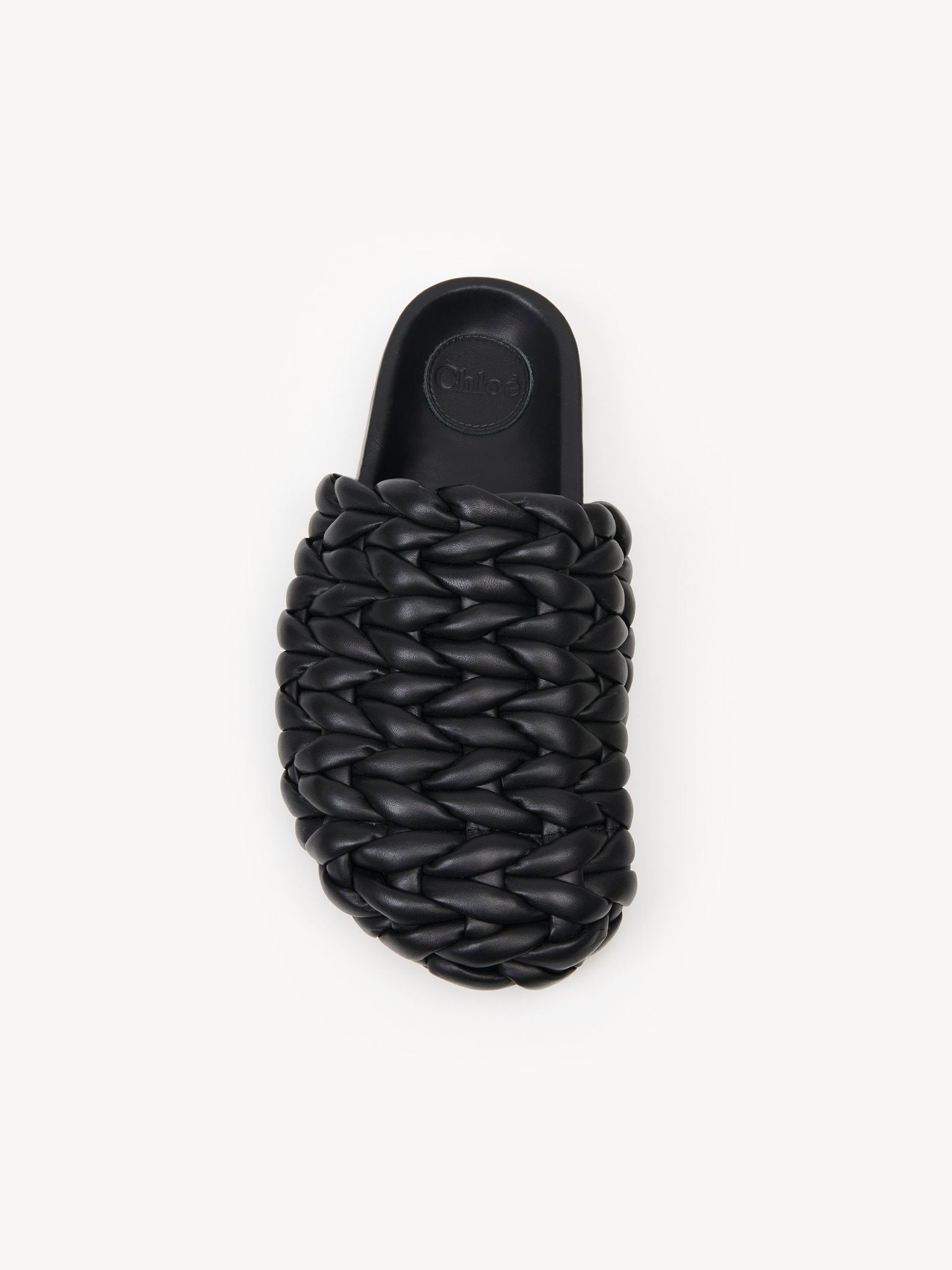 Mules Kacey en cuir - Black