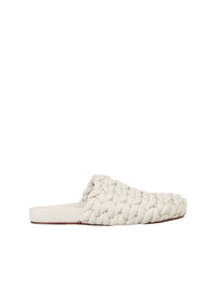 Mules Kacey en cuir - Eggshell