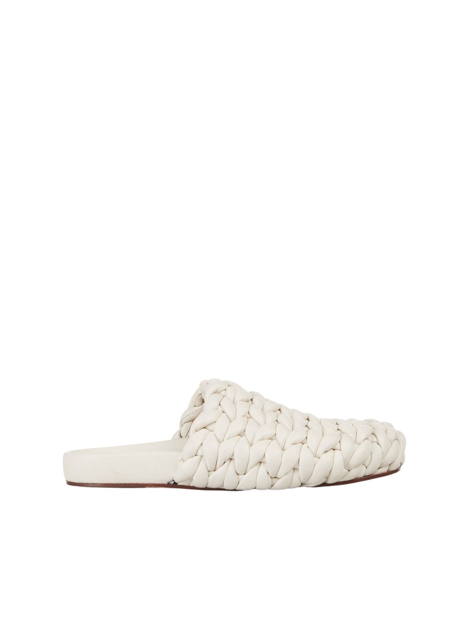 Mules Kacey en cuir - Eggshell