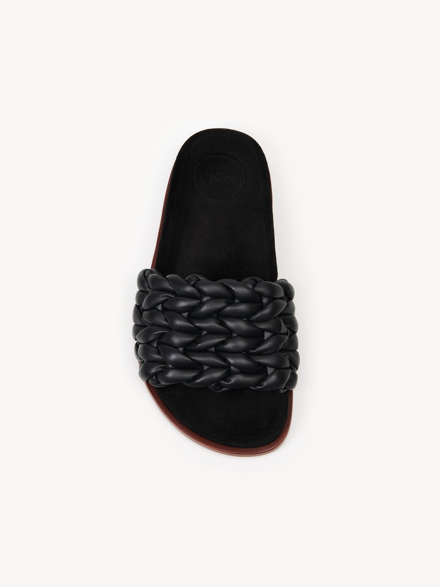 Mules plates Kacey en cuir - Black