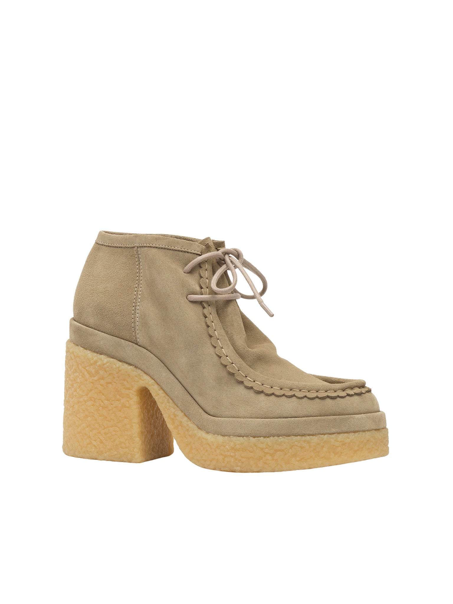 Bottines Jamie en cuir suédé - Dark Greige