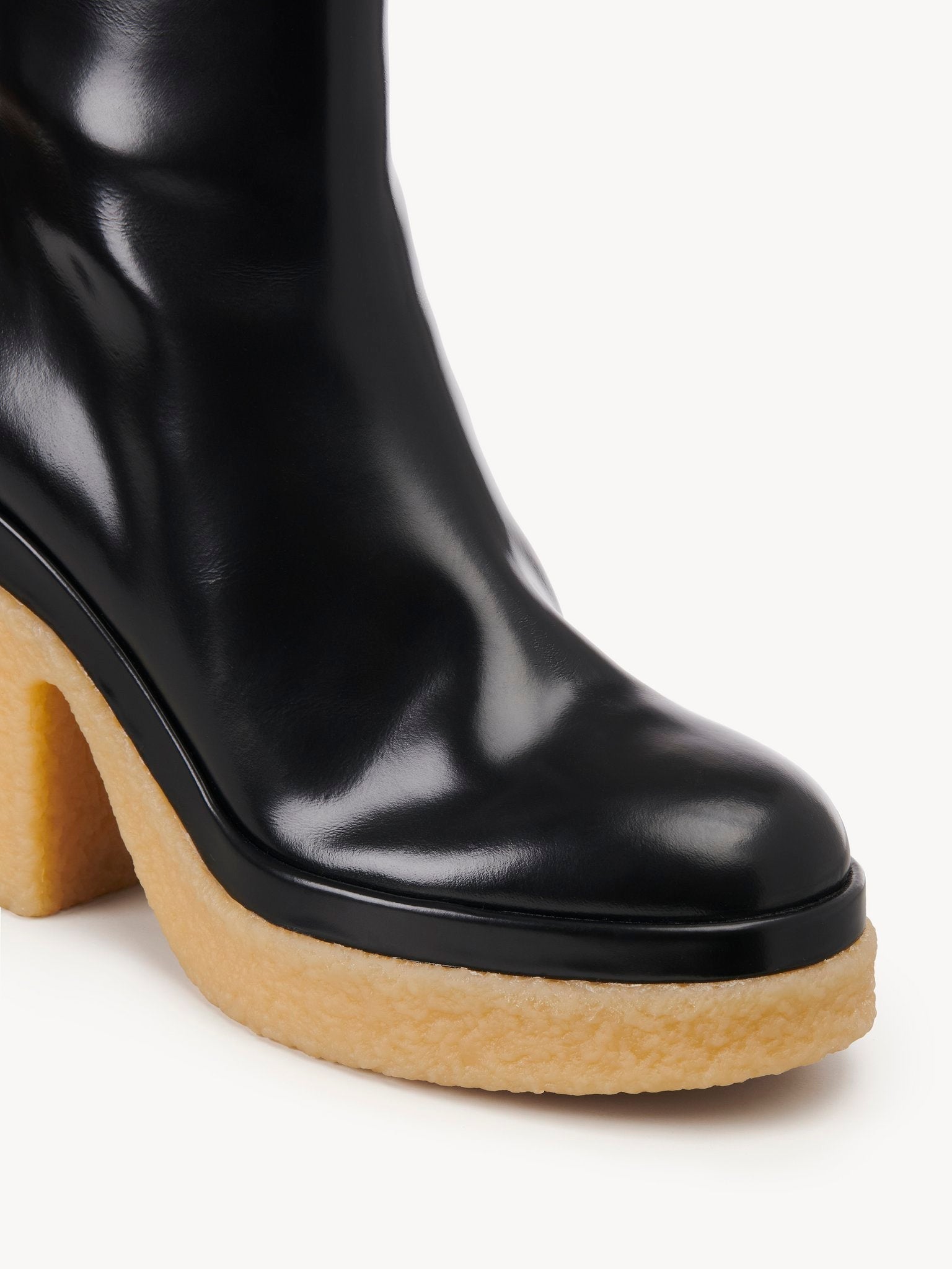Bottines Kurtys hautes en cuir - Black