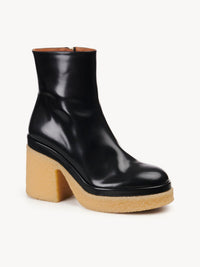 Bottines Kurtys hautes en cuir - Black