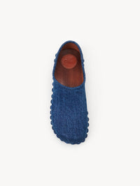 Sabots iconique Joy en cuir - Navy