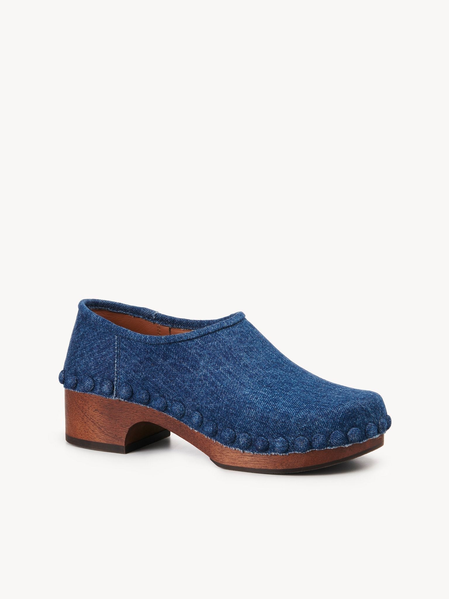 Sabots iconique Joy en cuir - Navy