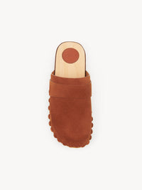 Sabots Joy en cuir - Ochre Delight