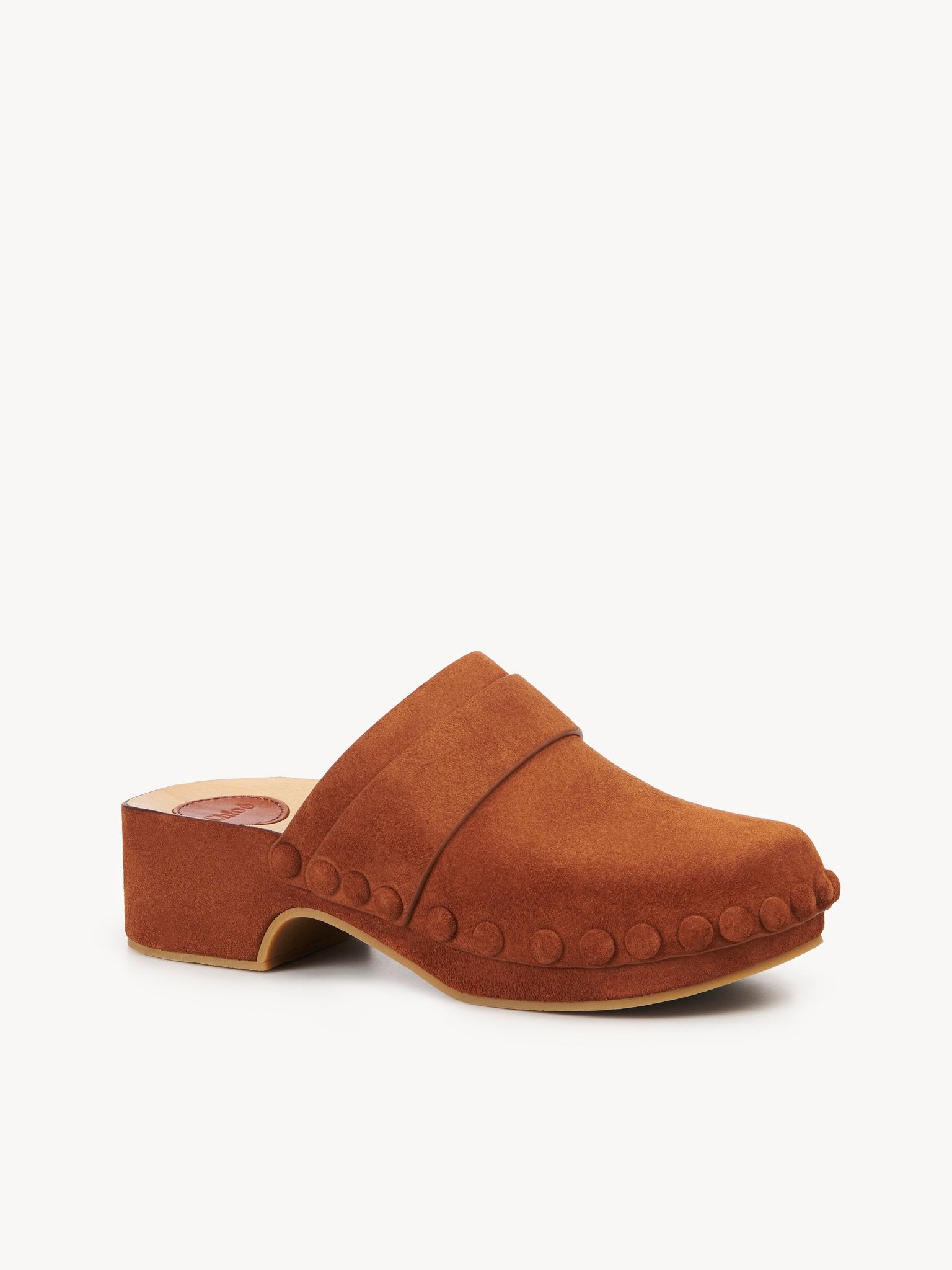 Sabots Joy en cuir - Ochre Delight
