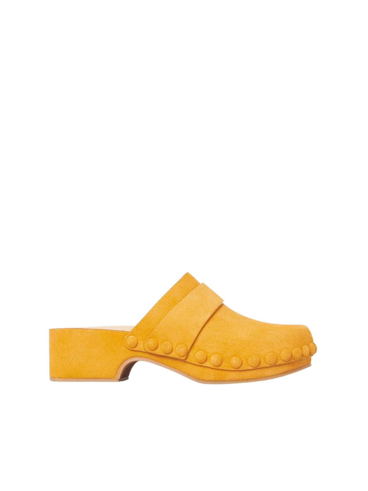 Sabots Joy en cuir - Saffron Orange