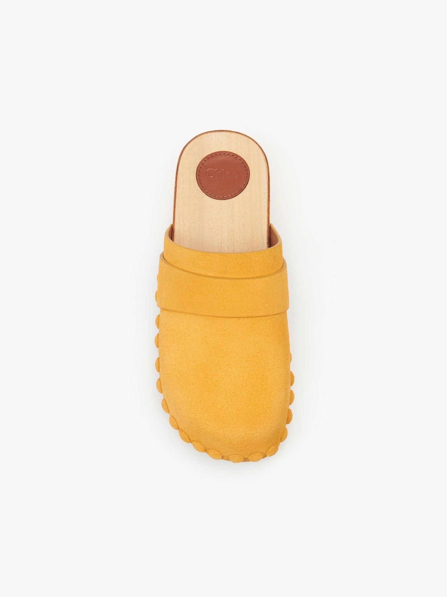 Sabots Joy en cuir - Saffron Orange