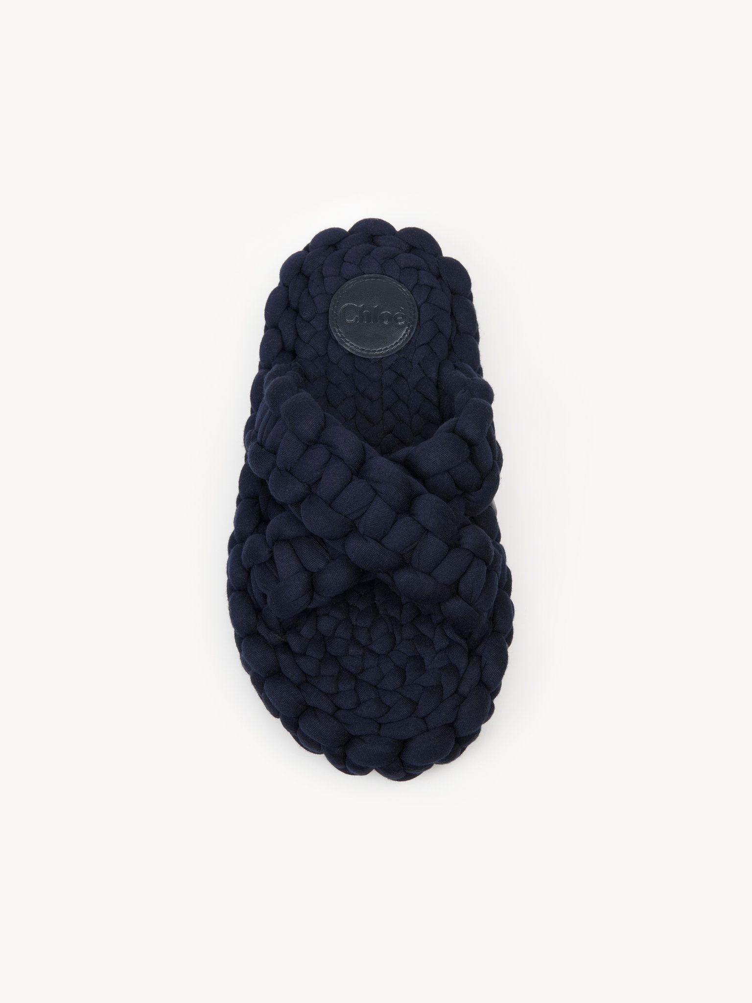Mules Kamy en cuir - Dark Navy