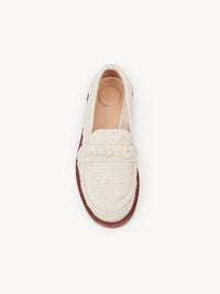 Mocassins Kalya en cuir - Eggshell