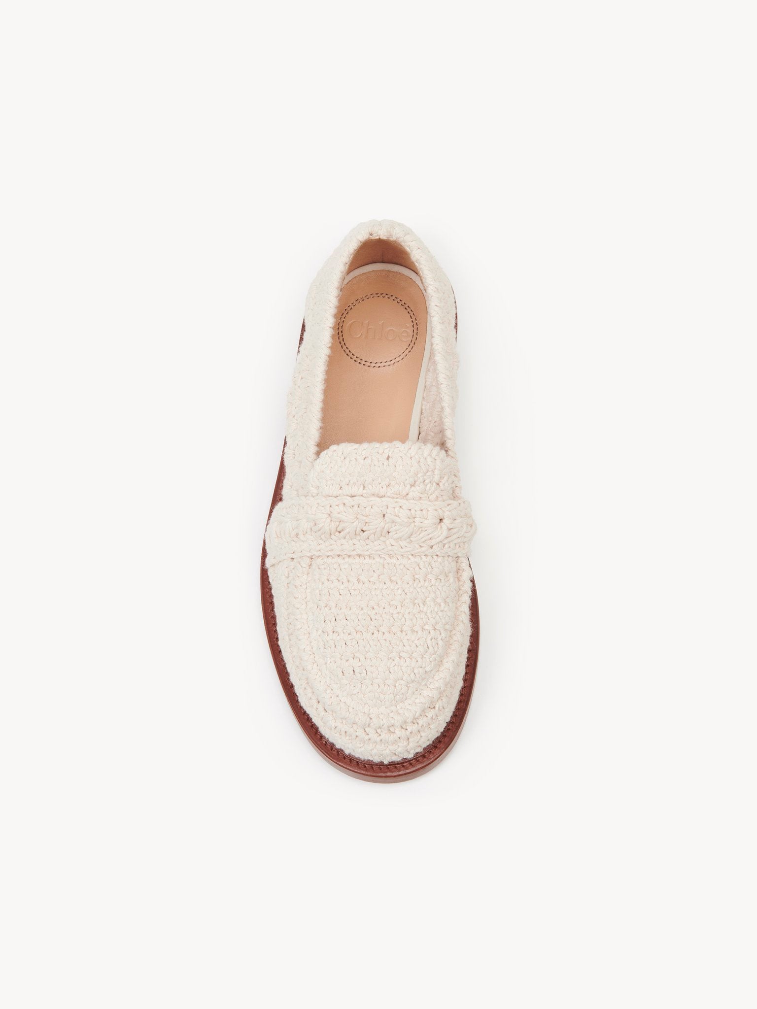 Mocassins Kalya en cuir - Eggshell