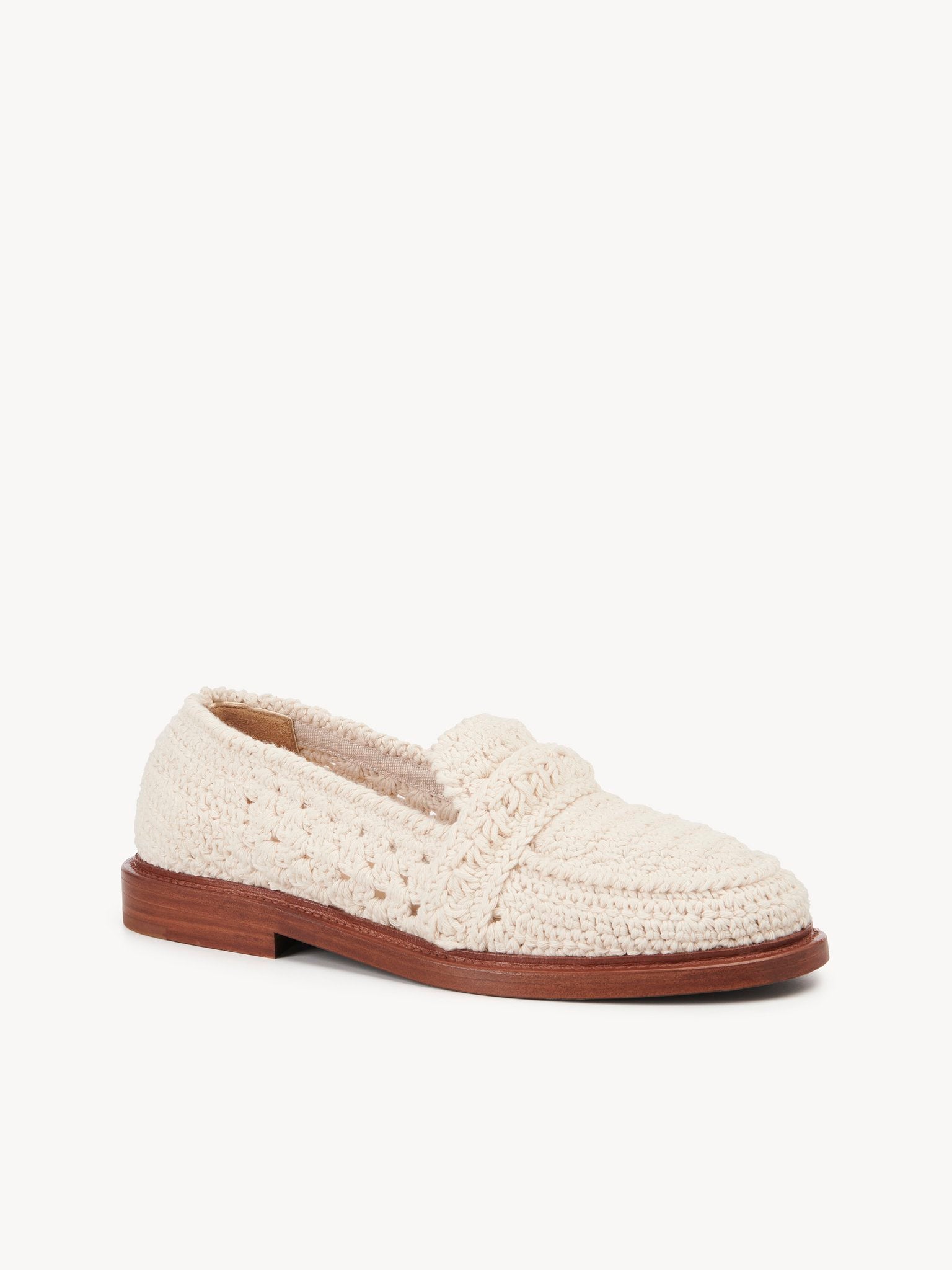 Mocassins Kalya en cuir - Eggshell