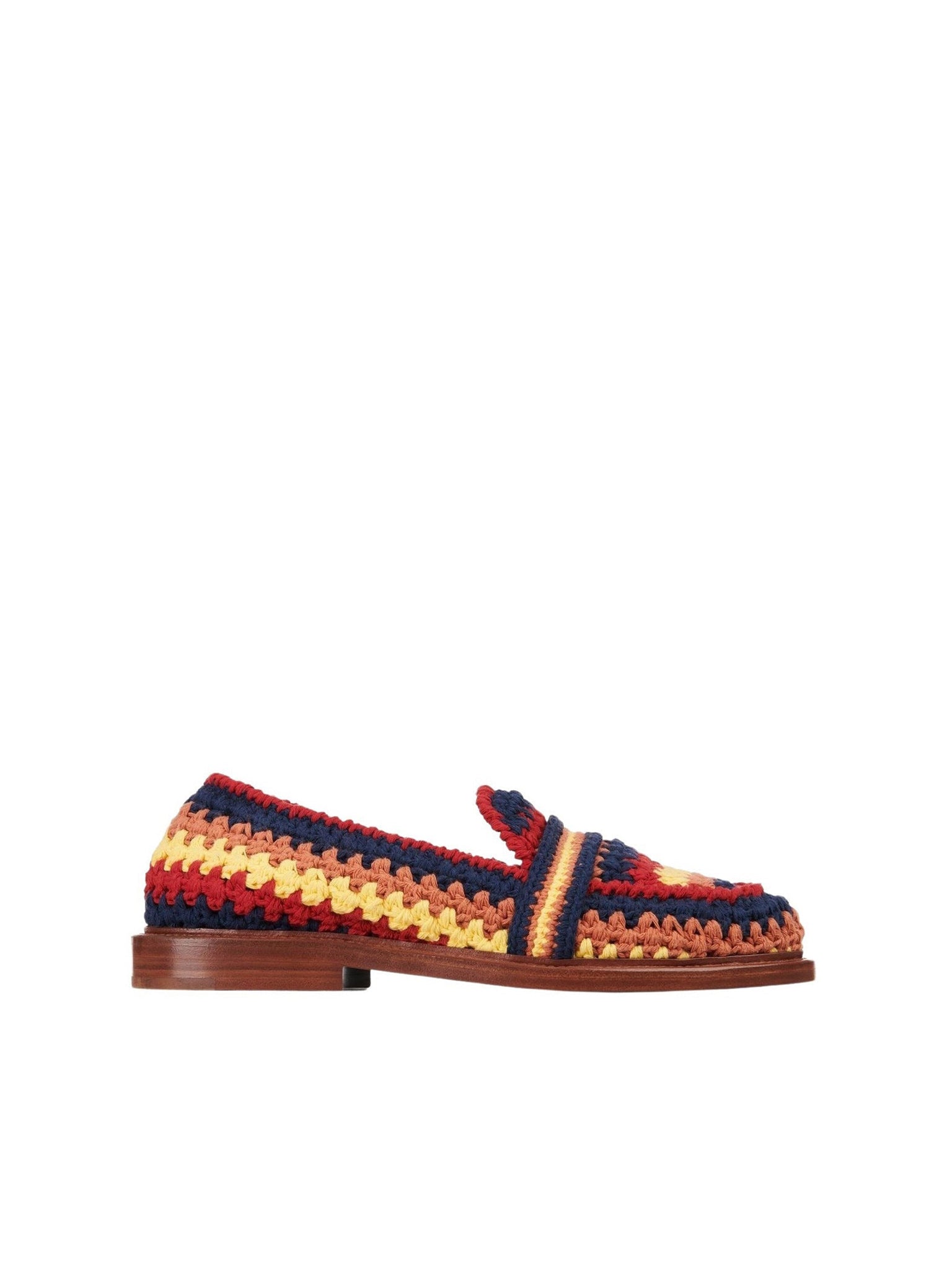 Mocassins Kalya en cuir - Multicolor Red