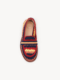Mocassins Kalya en cuir - Multicolor Red