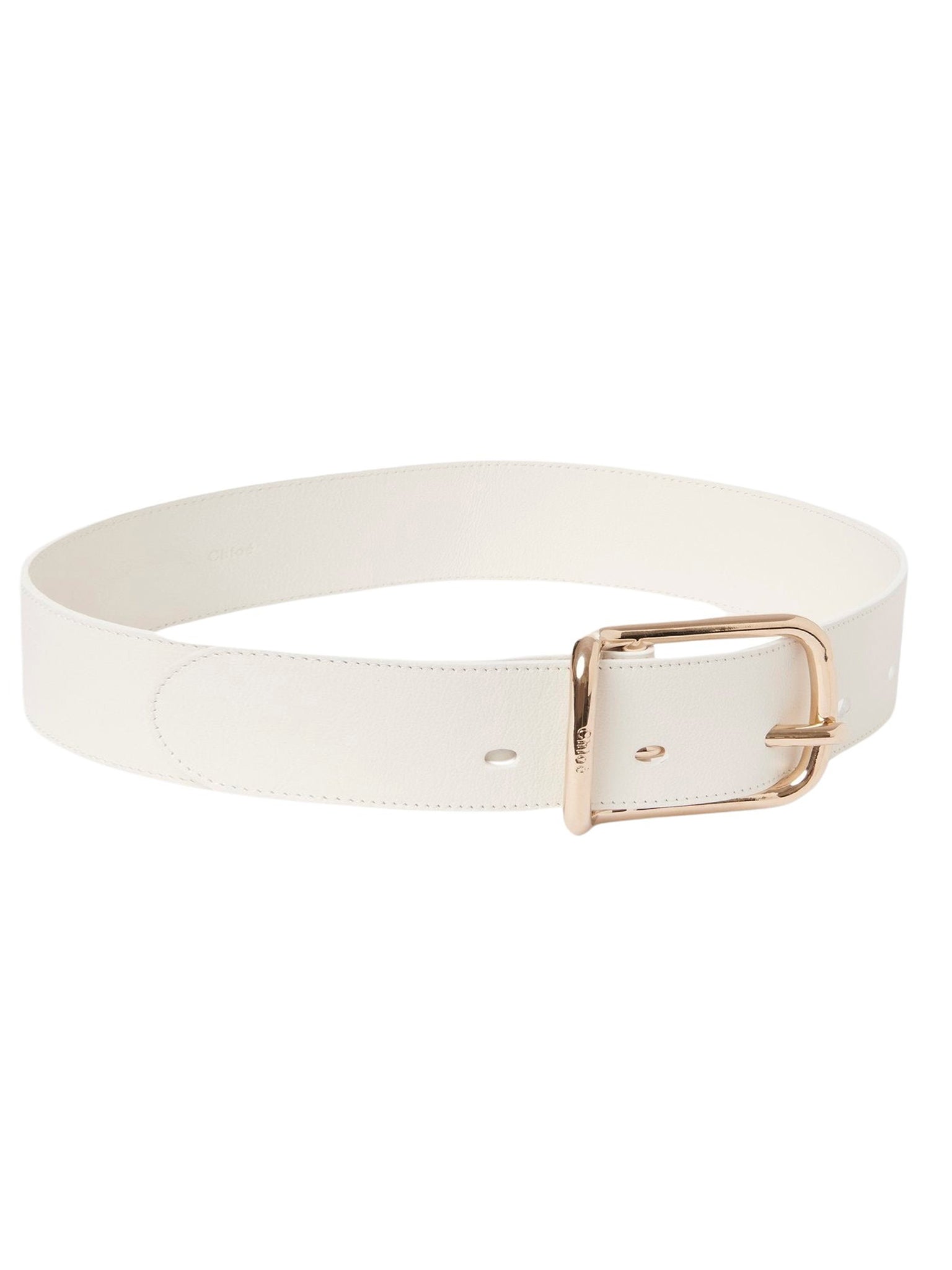 Ceinture Joe en cuir - White