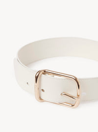 Ceinture Joe en cuir - White