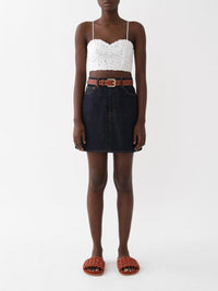 Mini jupe Sangay  - Iconic Navy