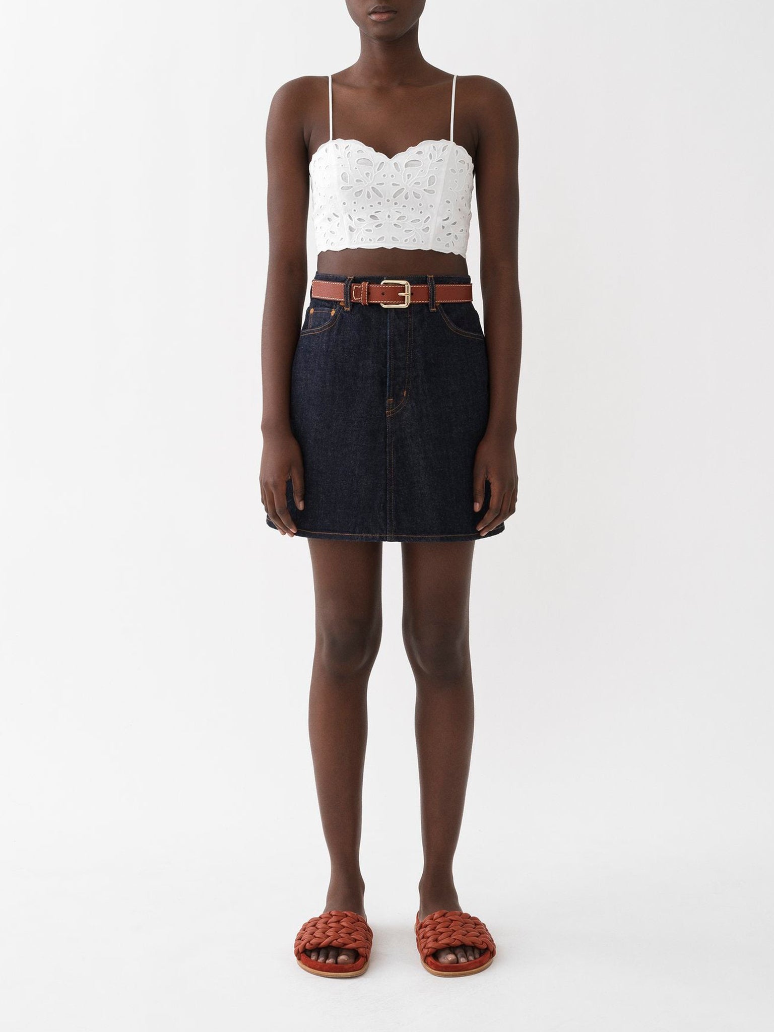 Mini jupe Sangay  - Iconic Navy