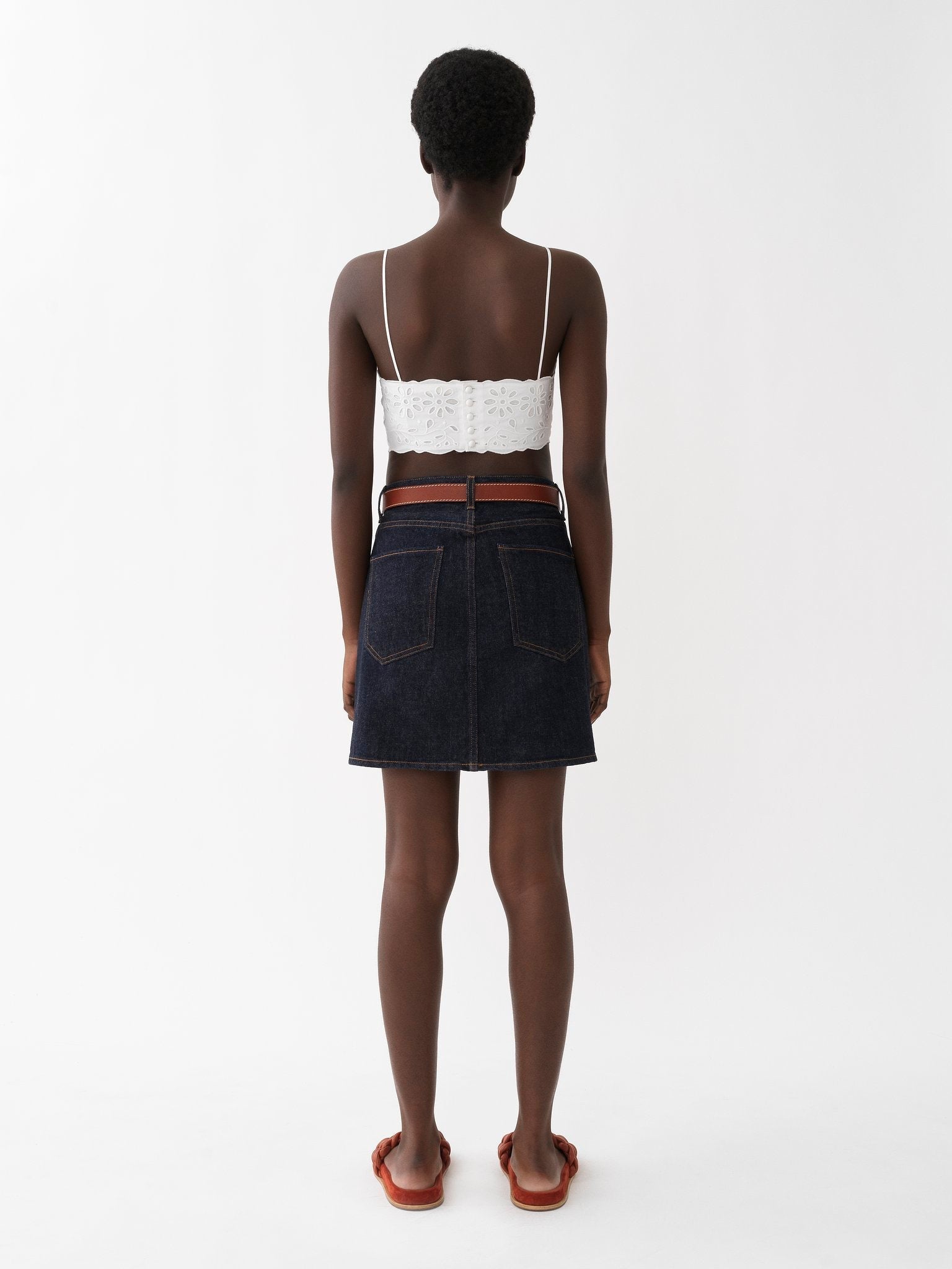 Mini jupe Sangay  - Iconic Navy