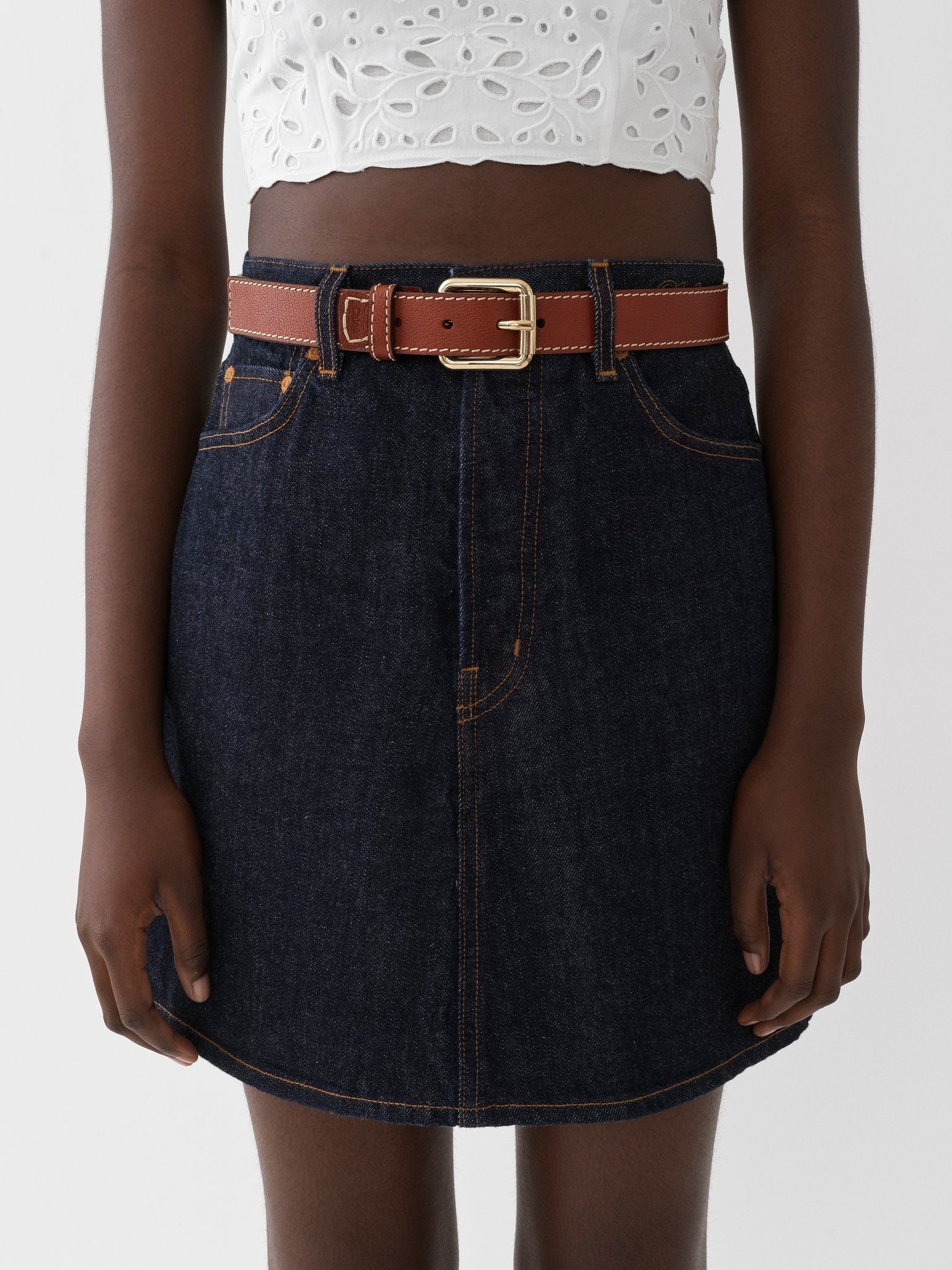 Mini jupe Sangay  - Iconic Navy