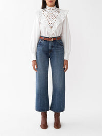 Pantalon court large Stromboli  - Denim