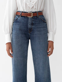 Pantalon court large Stromboli  - Denim