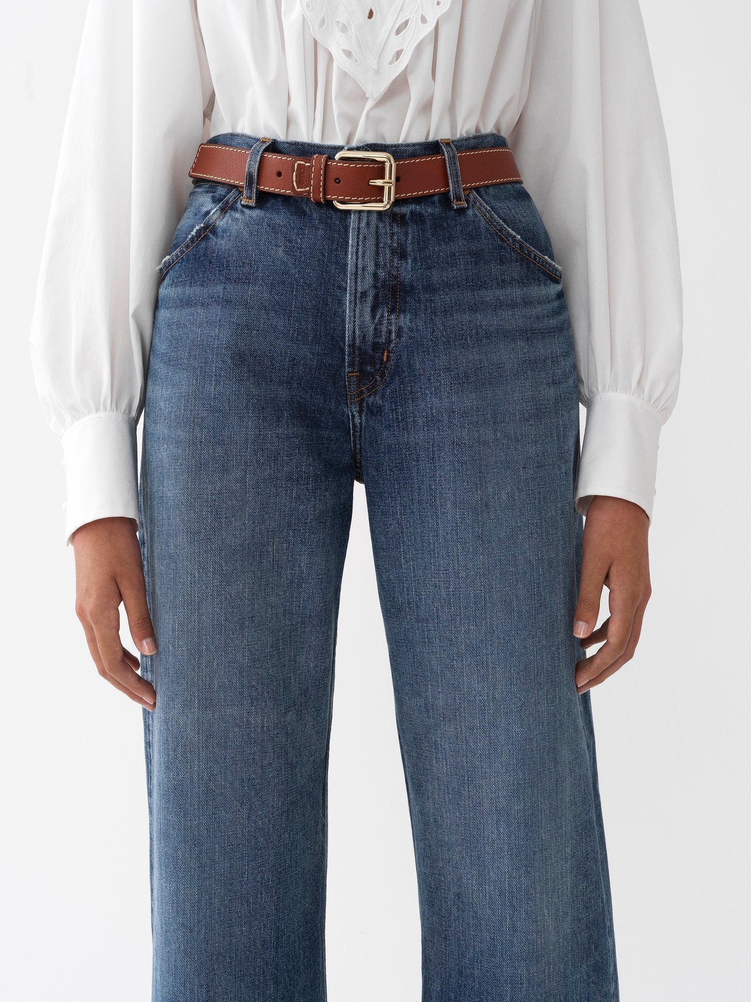 Pantalon court large Stromboli  - Denim