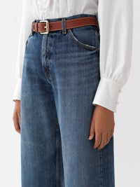 Pantalon court large Stromboli  - Denim