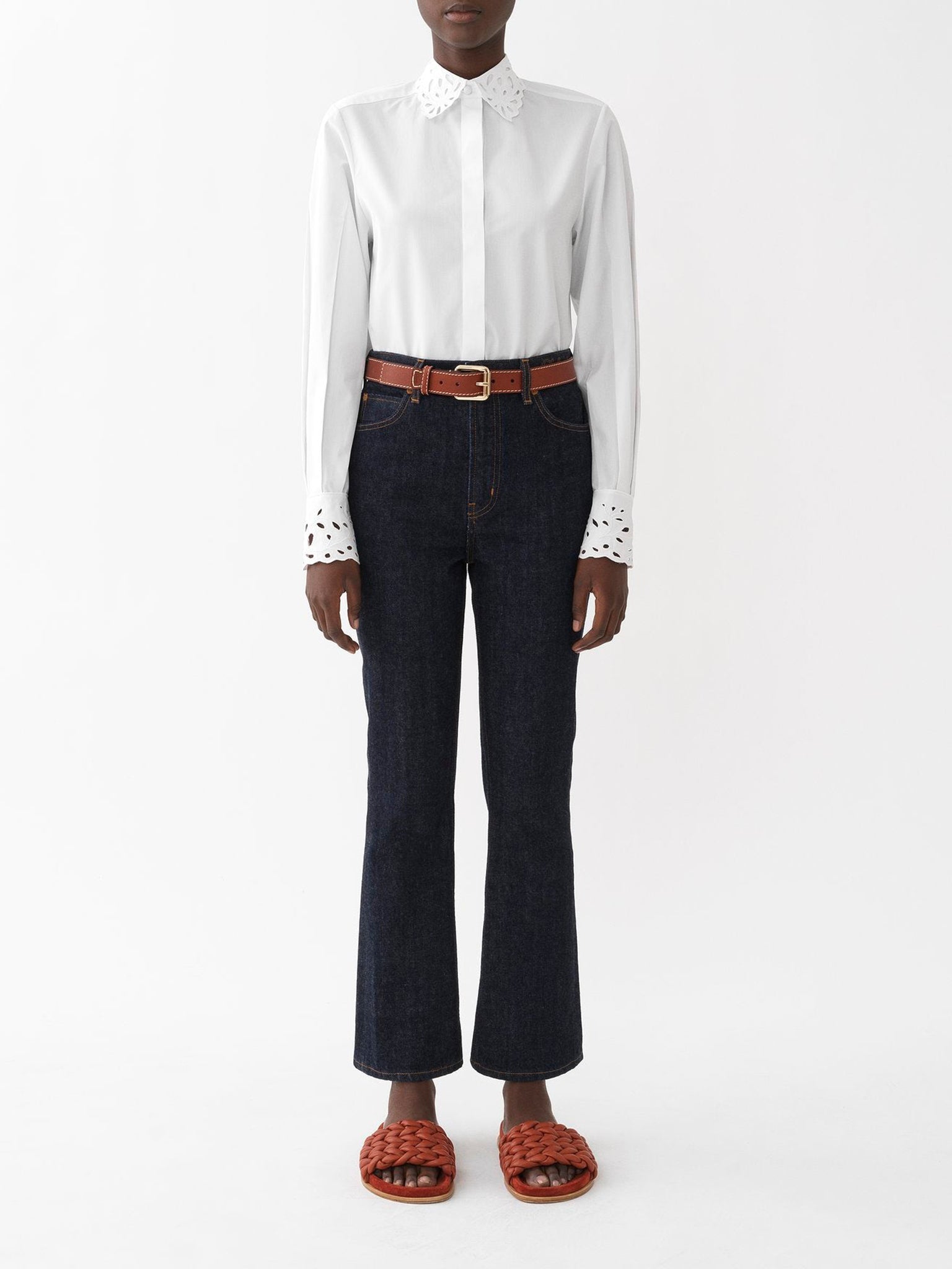 Pantalon court bootcut Pacaya  - Iconic Navy