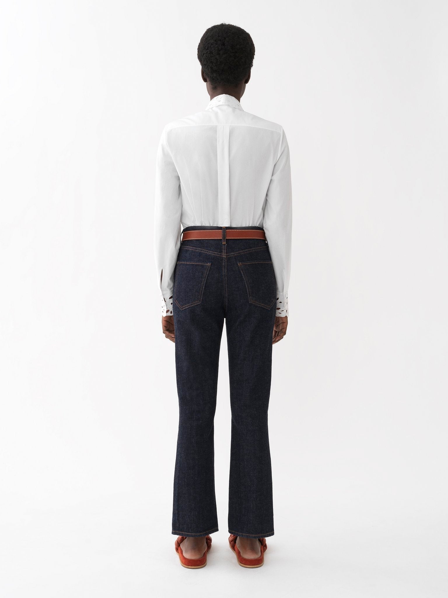 Pantalon court bootcut Pacaya  - Iconic Navy