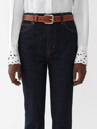 Pantalon court bootcut Pacaya  - Iconic Navy