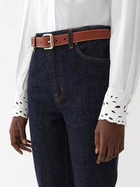 Pantalon court bootcut Pacaya  - Iconic Navy