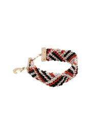 Braçelet Kyn en laiton - Multicolor Red