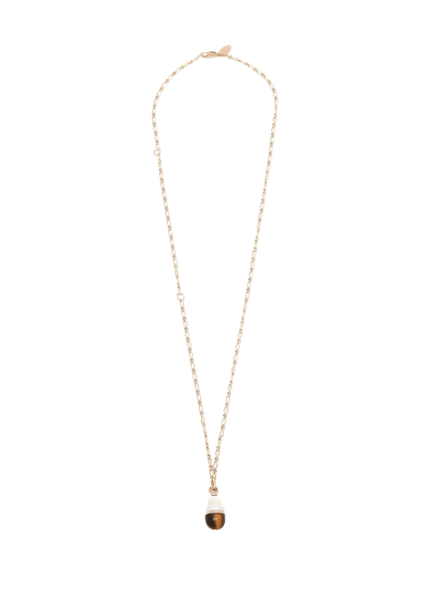Collier Darcey en laiton - Bold Brown