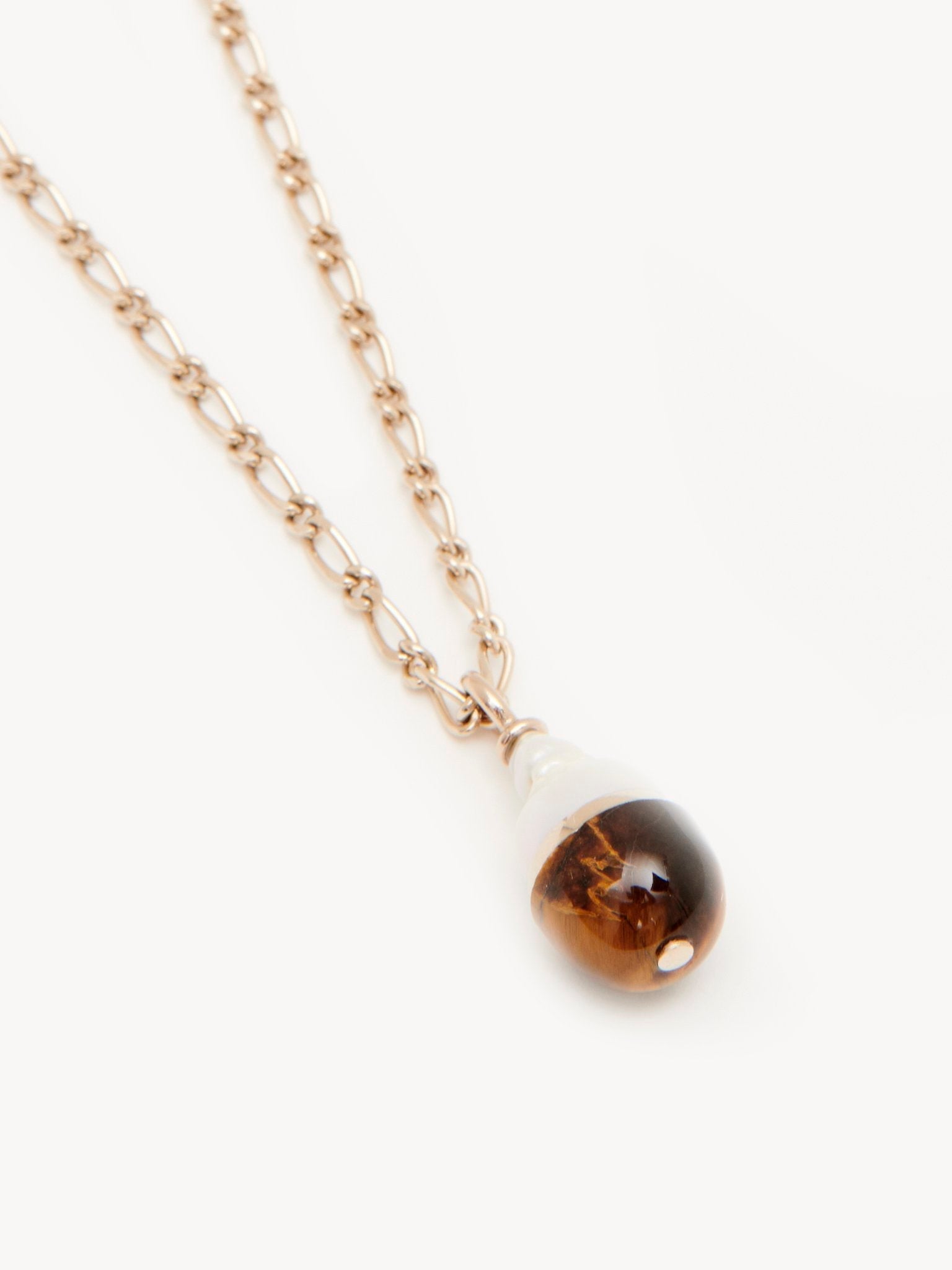 Collier Darcey en laiton - Bold Brown