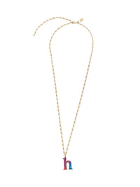 Collier Alphabet Multicolor en laiton - Gold H