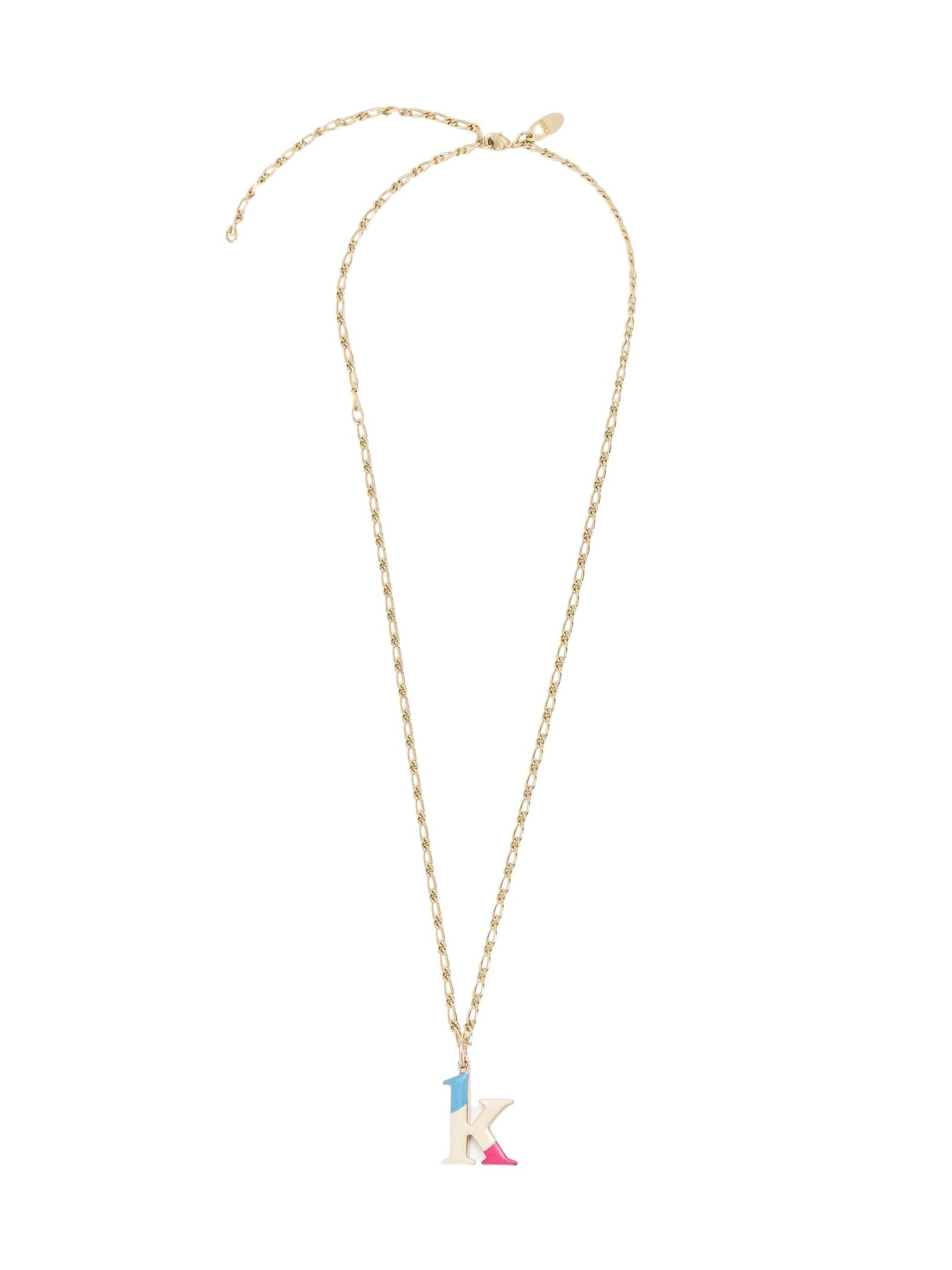 Collier Alphabet Multicolor en laiton - Gold K