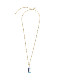 Collier Alphabet Multicolor en laiton - Gold T