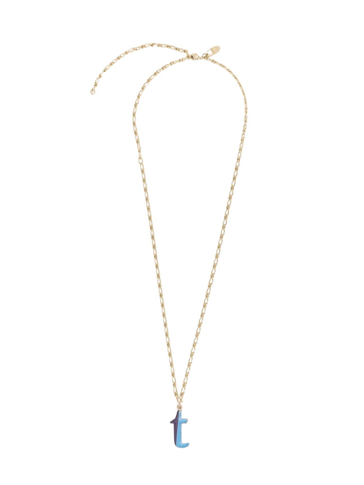 Collier Alphabet Multicolor en laiton - Gold T
