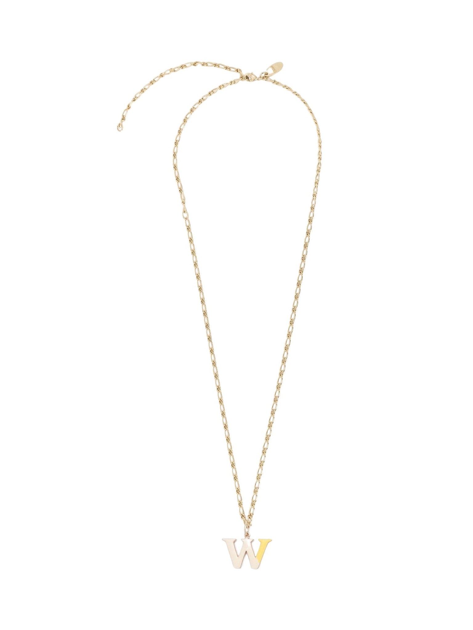 Collier Alphabet Multicolor en laiton - Gold W