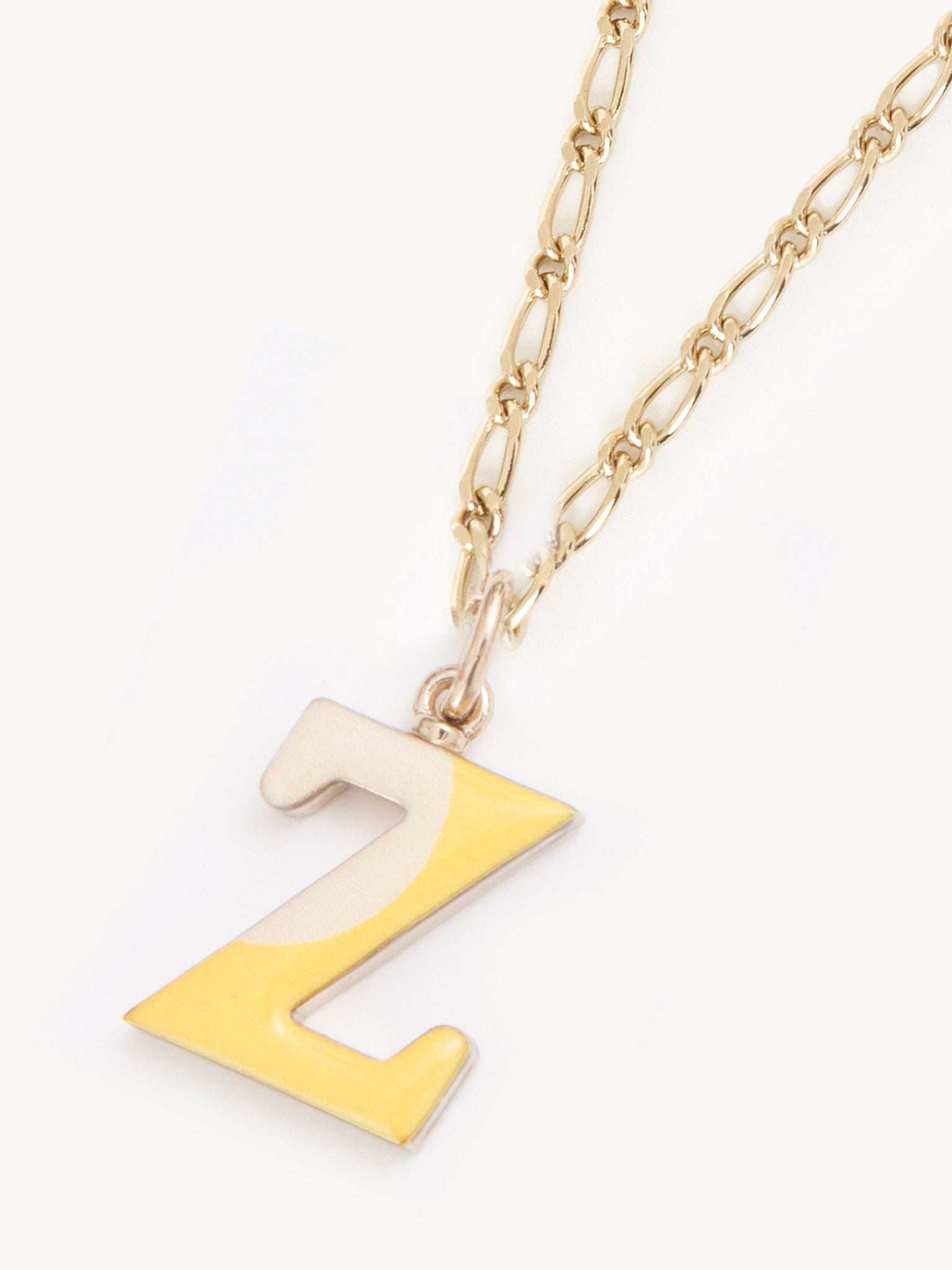 Collier Alphabet Multicolor en laiton - Gold Z