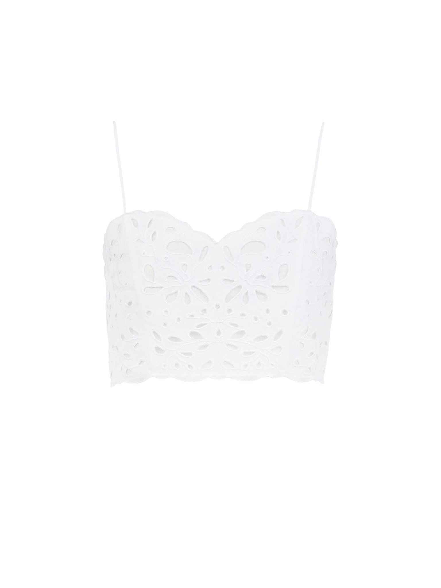 Top court bustier - White