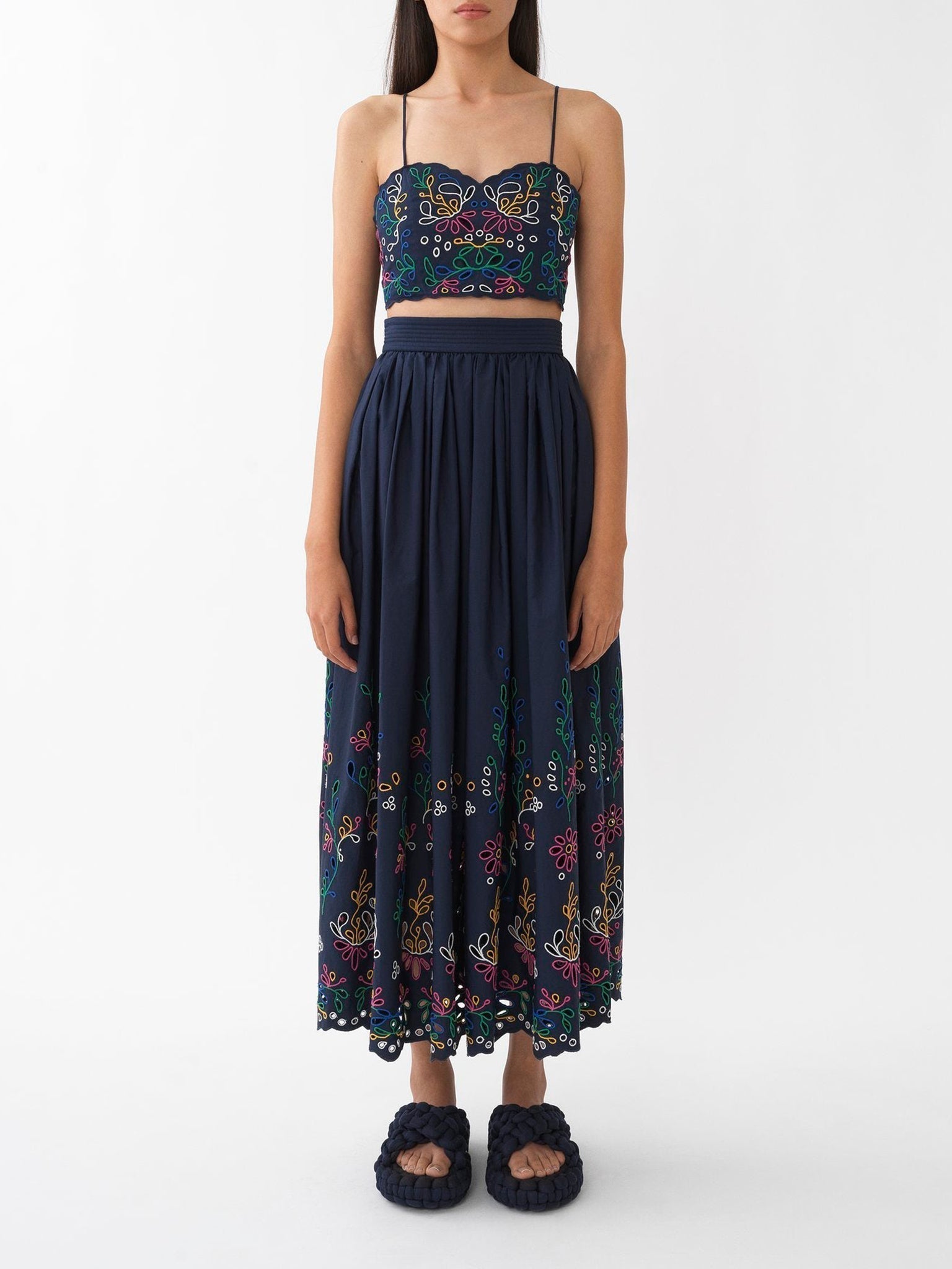 Top court bustier - Multicolor Blue