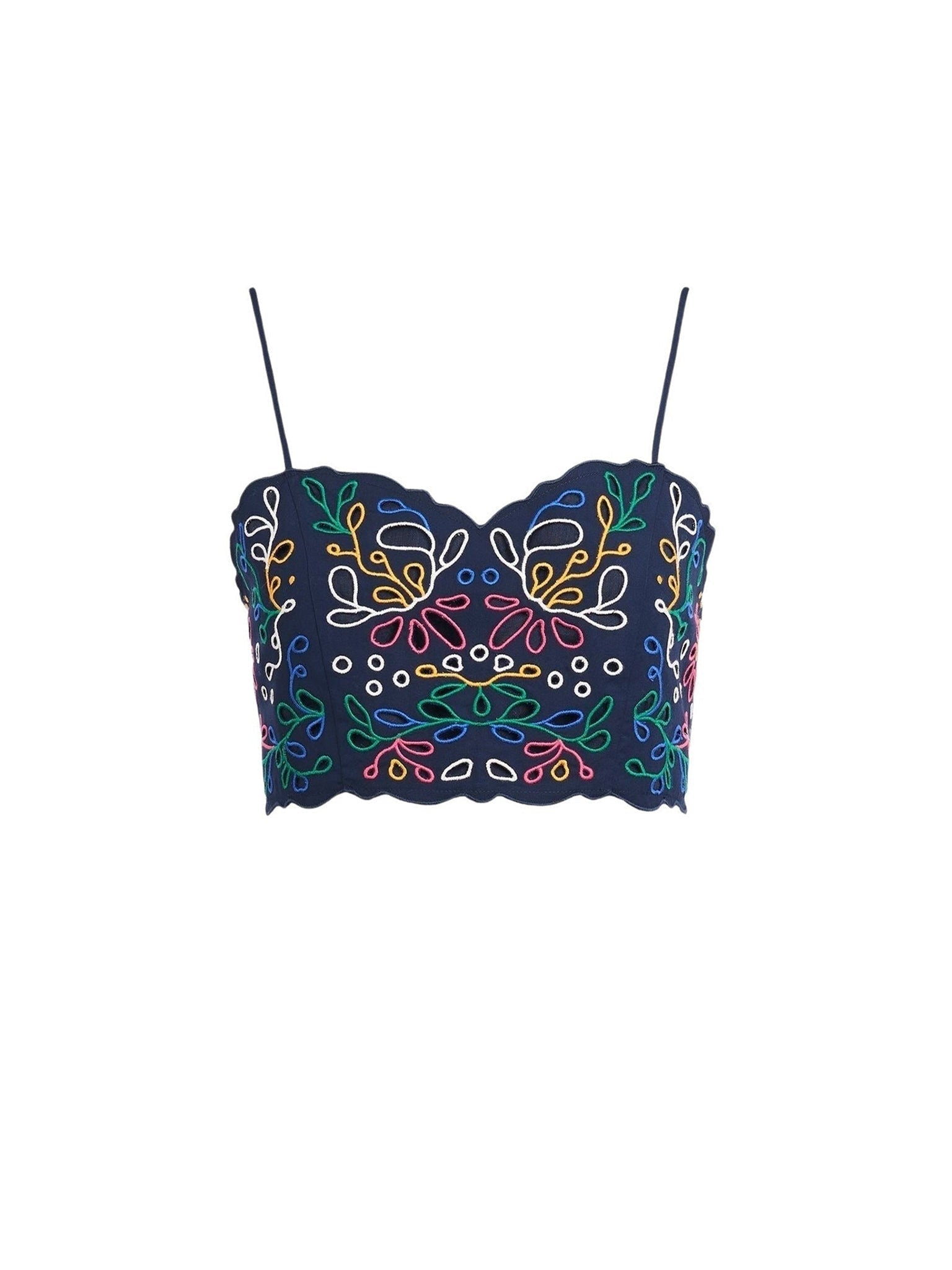 Top court bustier - Multicolor Blue