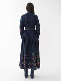 Chemise classique détails découpes - Multicolor Blue