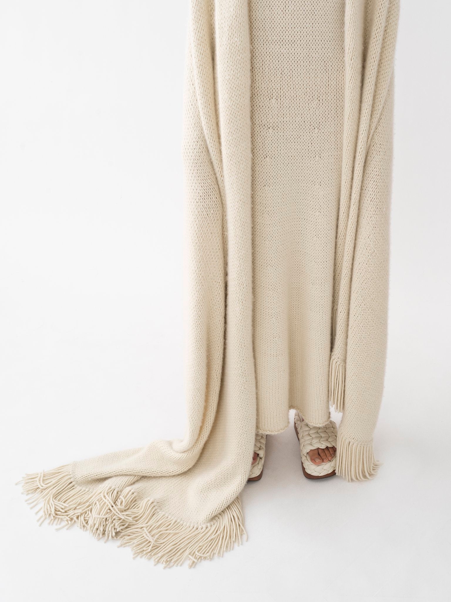 Châle oversize en cachemire - Vanilla Ice