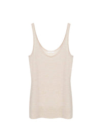 Débardeur classique en laine - Sandy Beige