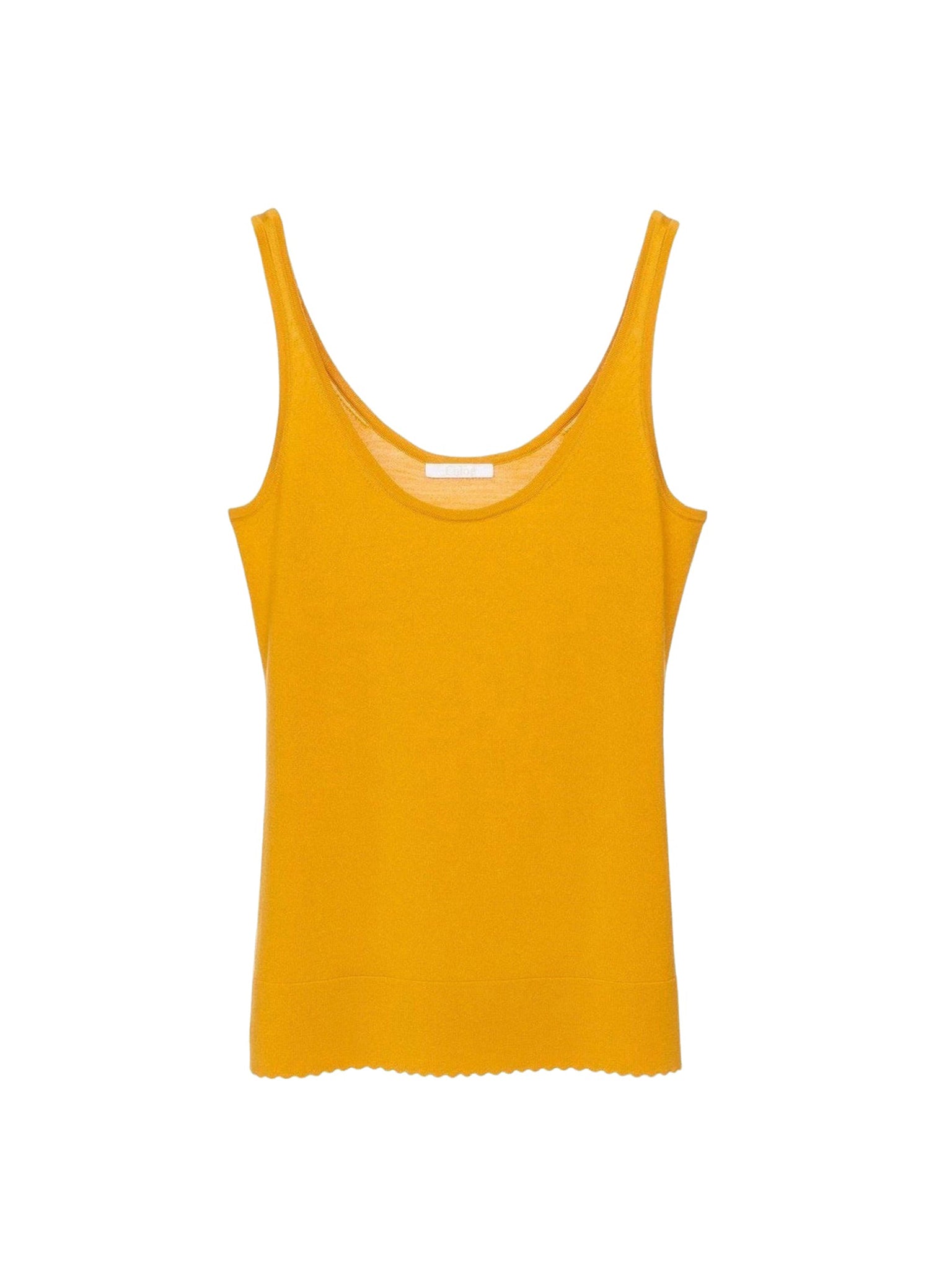 Débardeur classique en laine - Golden Yellow