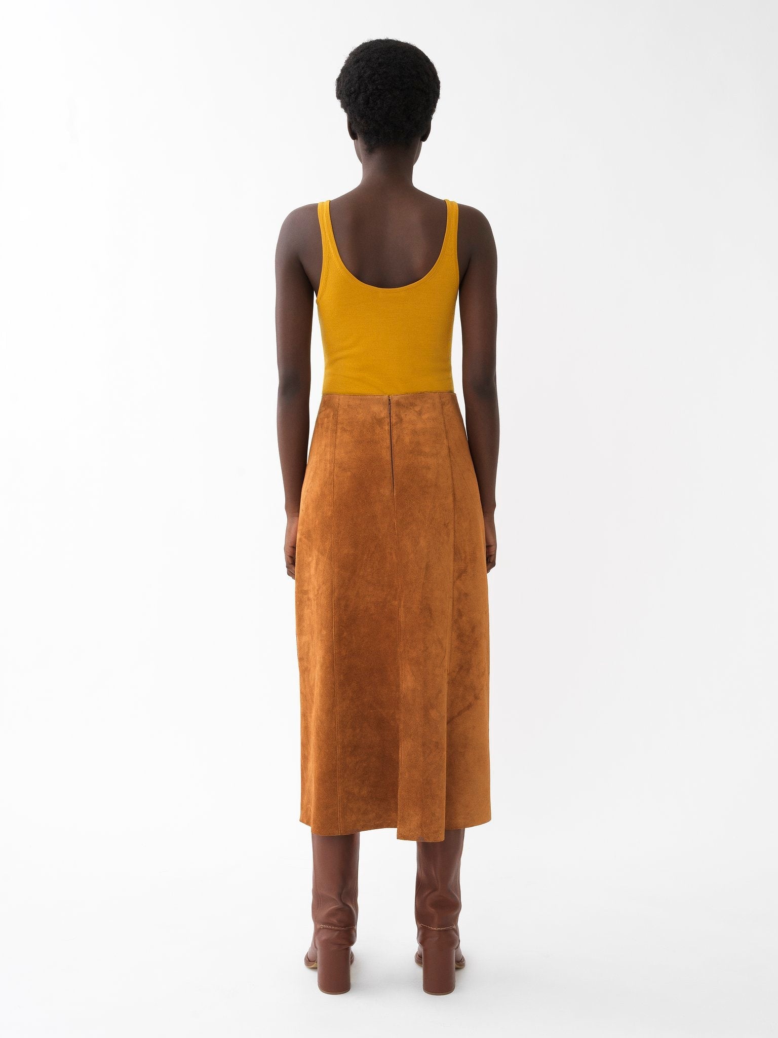 Débardeur classique en laine - Golden Yellow